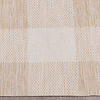 Tapis en sisal - Ranch Checkerboard Beige - thumbnail 4