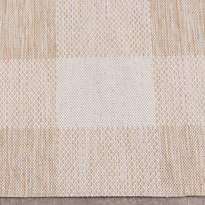 Tapis en sisal - Ranch Checkerboard Beige - 4