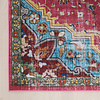 Tapis en viscose - Leyla Medaillon Multicolore - thumbnail 5