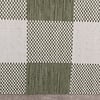 Tapis en sisal - Ranch Checkerboard Vert - thumbnail 4