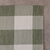 Tapis en sisal - Ranch Checkerboard Vert - thumbnail 5