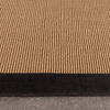 Tapis doux à poils courts - Tulum Border Noir - thumbnail 5