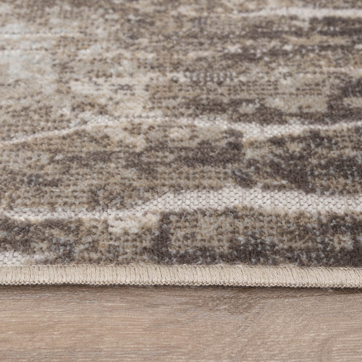 Tapis moderne - Hendrix Grunge Crème/Gris - 4
