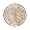 Tapis vintage rond - Thirza Medaillon Bleu Clair/Multicolore - thumbnail 1