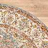 Tapis vintage rond - Thirza Medaillon Bleu Clair/Multicolore - thumbnail 5
