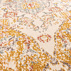 Tapis vintage - Thirza Medaillon Jaune Ocre/Multicolore - thumbnail 3