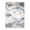 Tapis d'extérieur luxe - Xavier Wave Bleu/Gris - thumbnail 1