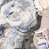 Tapis d'extérieur luxe - Xavier Wave Bleu/Gris - thumbnail 2