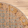 Tapis vintage rond - Thirza Oriental Bleu Clair/Multicolore - thumbnail 5