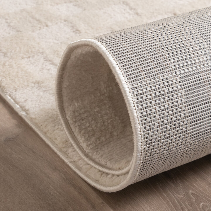 Tapis d'extérieur - Yori Checkerboard Crème - 7