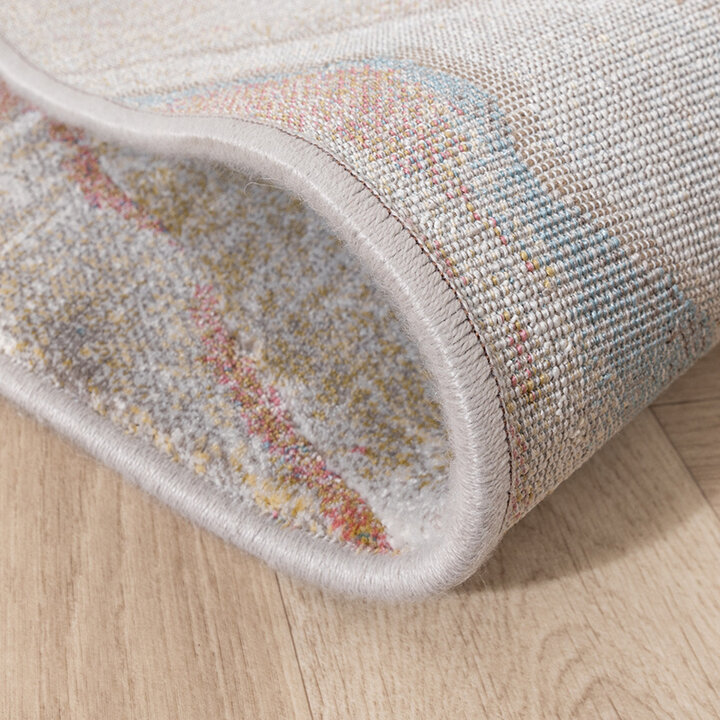 Tapis d'extérieur luxe - Xavier Wave Bleu/Rouge - 6