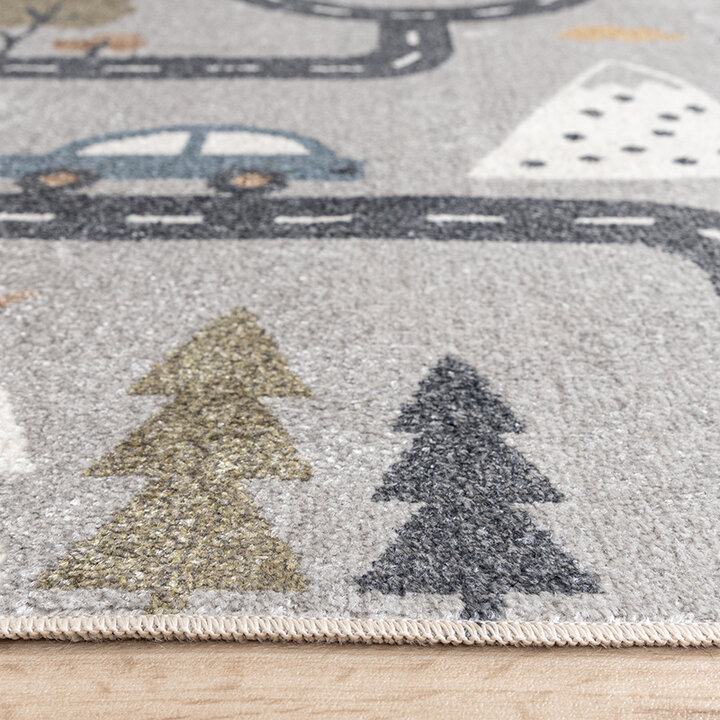 Tapis pour enfants lavable - Ravi Road Multicolore - 4