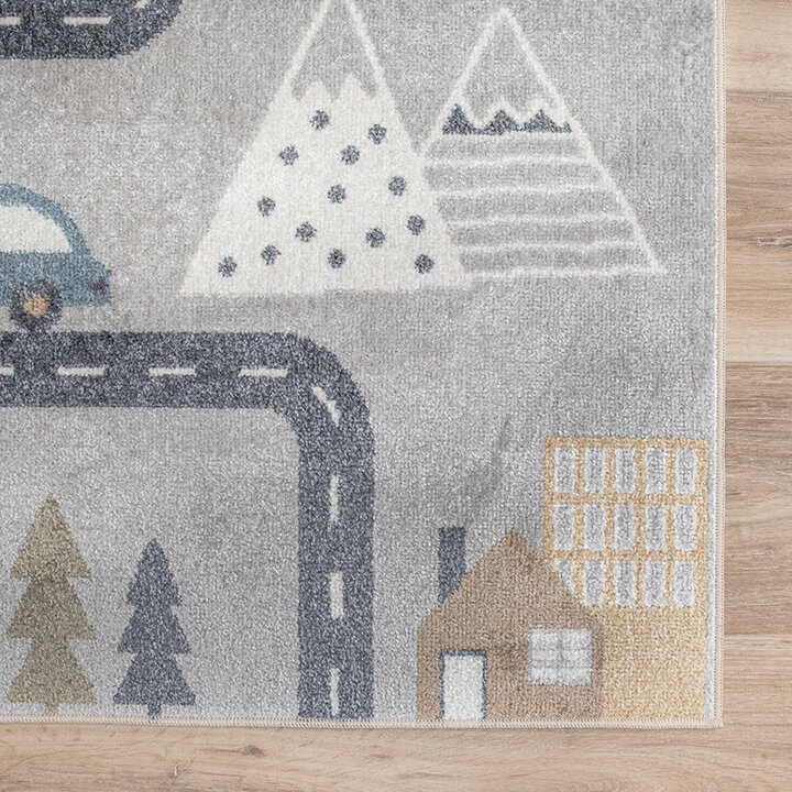 Tapis pour enfants lavable - Ravi Road Multicolore - 5