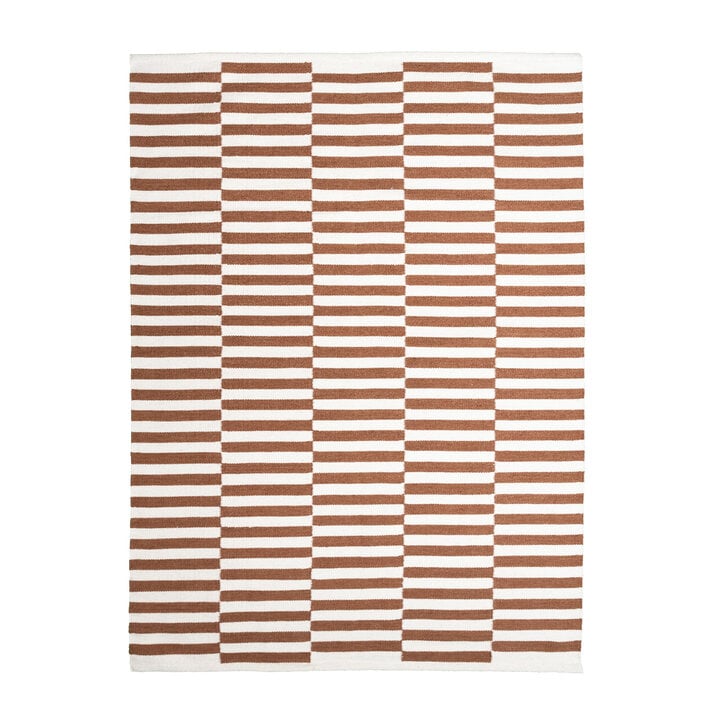 Couloir lavable - Dazzle Blocks Marron/Blanc - 1