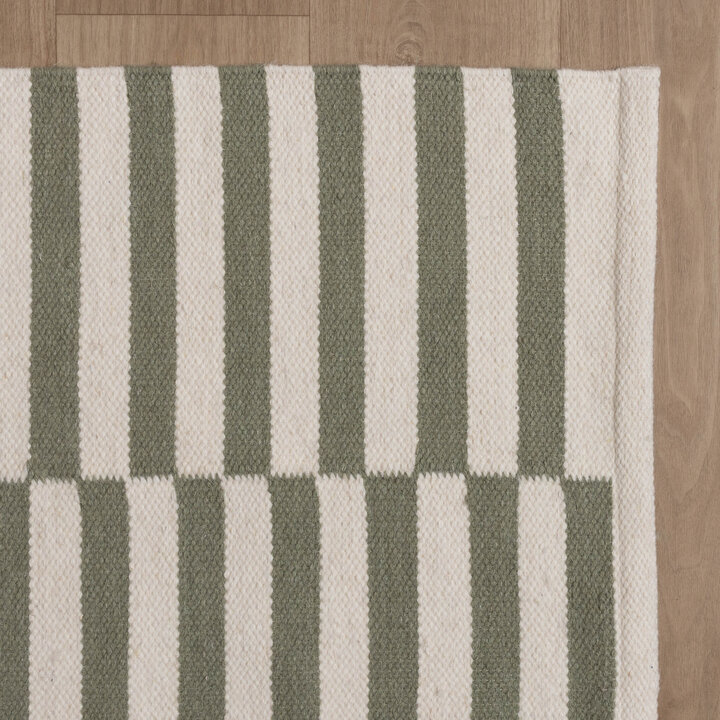 Couloir lavable - Dazzle Blocks Vert/Blanc - 5