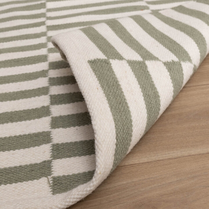 Couloir lavable - Dazzle Blocks Vert/Blanc - 7