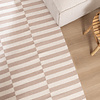 Couloir lavable - Dazzle Blocks Beige/Blanc - thumbnail 3