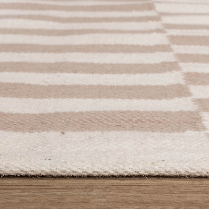 Couloir lavable - Dazzle Blocks Beige/Blanc - 6