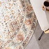 Tapis ovale d'extérieur vintage - Kairo Medaillon Crème/Multicolore - thumbnail 3