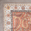 Tapis ovale à poils longs - Santo Flora Terracotta - thumbnail 5