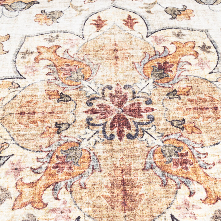 Tapis intérieur et extérieur - Santo Mandala Terracotta - 4