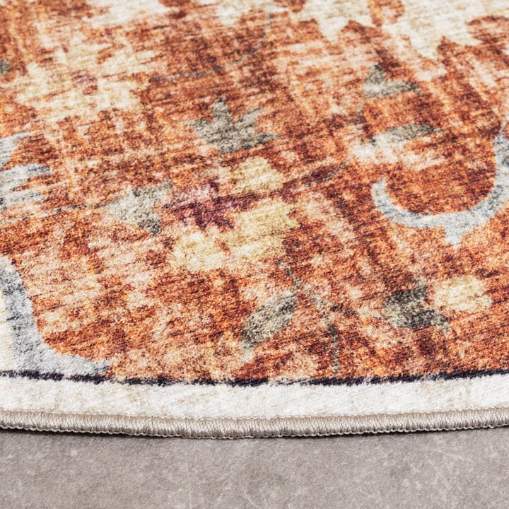 Tapis intérieur et extérieur - Santo Mandala Terracotta - 6