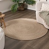 Tapis ovale d'extérieur vintage - Bali Marron - thumbnail