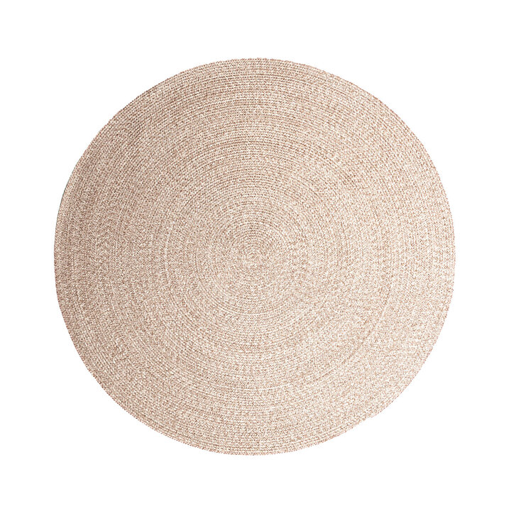 Tapis ovale d'extérieur vintage - Bali Beige - 1