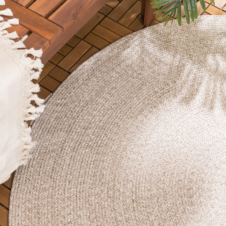 Tapis ovale d'extérieur vintage - Bali Beige - 3