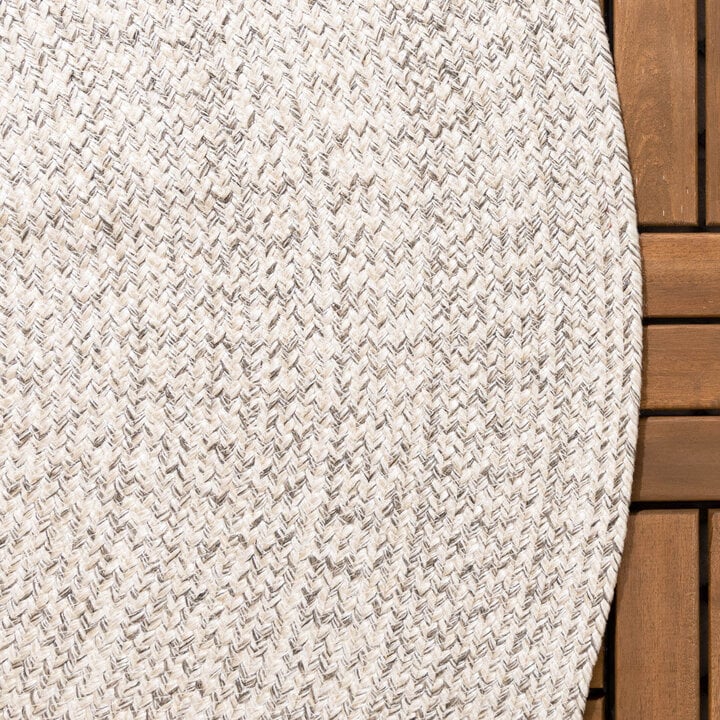 Tapis ovale d'extérieur vintage - Bali Blanc - 5