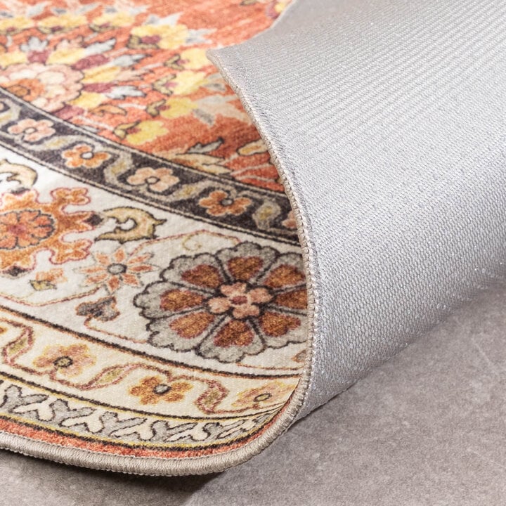 Tapis intérieur et extérieur - Santo Flora Terracotta - 7