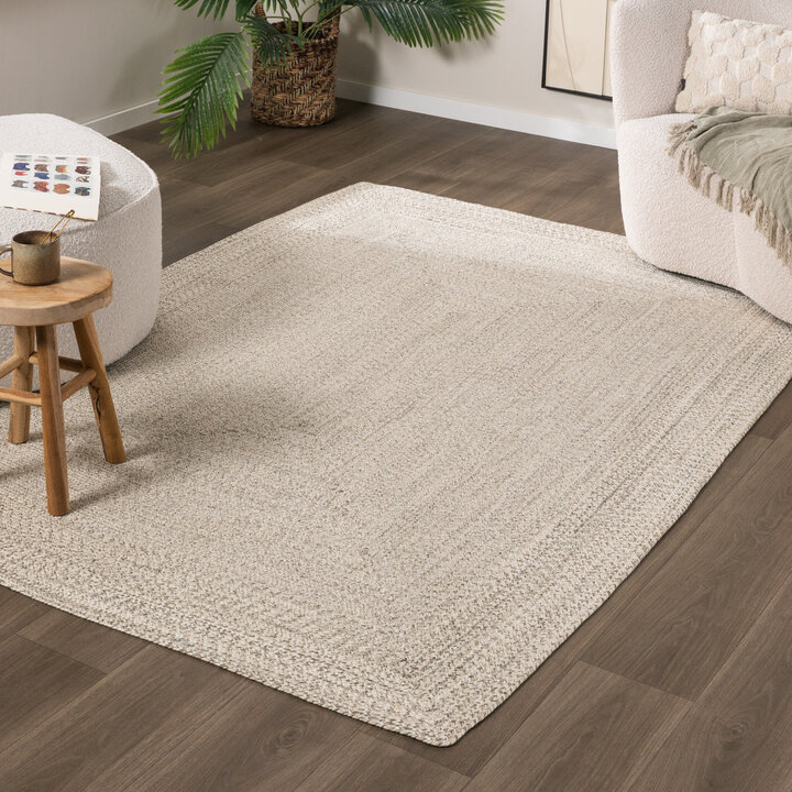 Tapis ovale intérieur et extérieur - Bali Blanc