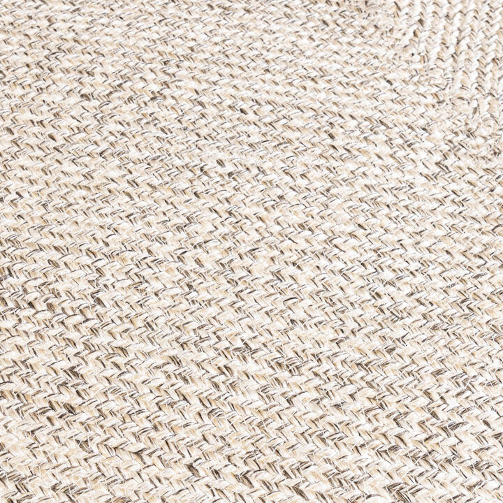 Tapis ovale intérieur et extérieur - Bali Blanc - 4