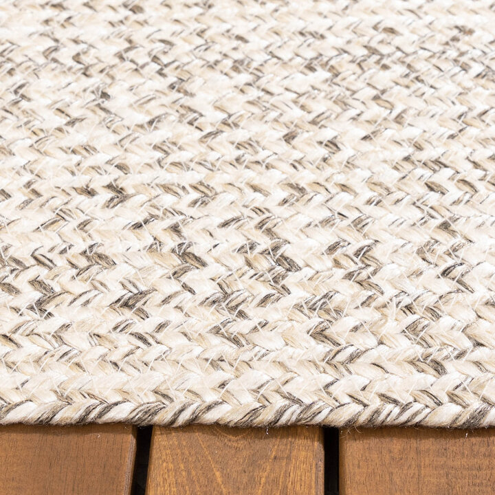 Tapis ovale intérieur et extérieur - Bali Blanc - 6