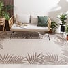 Tapis rond d'extérieur - Tiga Edge Taupe - thumbnail