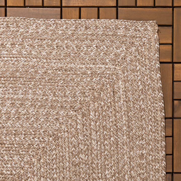 Tapis ovale intérieur et extérieur - Bali Marron - 5