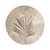 Tapis rond d'extérieur vintage - Tiga Palm Taupe - thumbnail 1