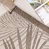 Tapis rond d'extérieur vintage - Tiga Palm Taupe - thumbnail 2