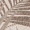 Tapis rond d'extérieur vintage - Tiga Palm Taupe - thumbnail 3