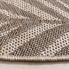 Tapis rond d'extérieur vintage - Tiga Palm Taupe - thumbnail 5