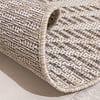 Tapis rond d'extérieur vintage - Tiga Palm Taupe - thumbnail 6