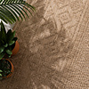 Tapis en sisal - Dunes Geo Marron - thumbnail 2