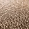 Tapis en sisal - Dunes Geo Marron - thumbnail 3