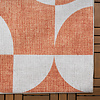 Tapis d'extérieur - Groovy Tiles Terracotta - thumbnail 4