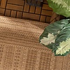Tapis d'extérieur en jute - Mavi Stripes Crème/Marron - thumbnail 2