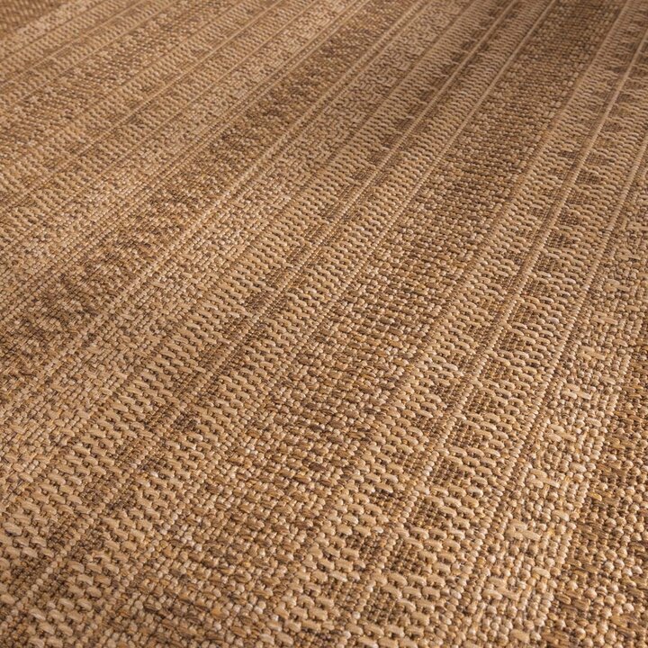 Tapis d'extérieur en jute - Mavi Stripes Crème/Marron - 3