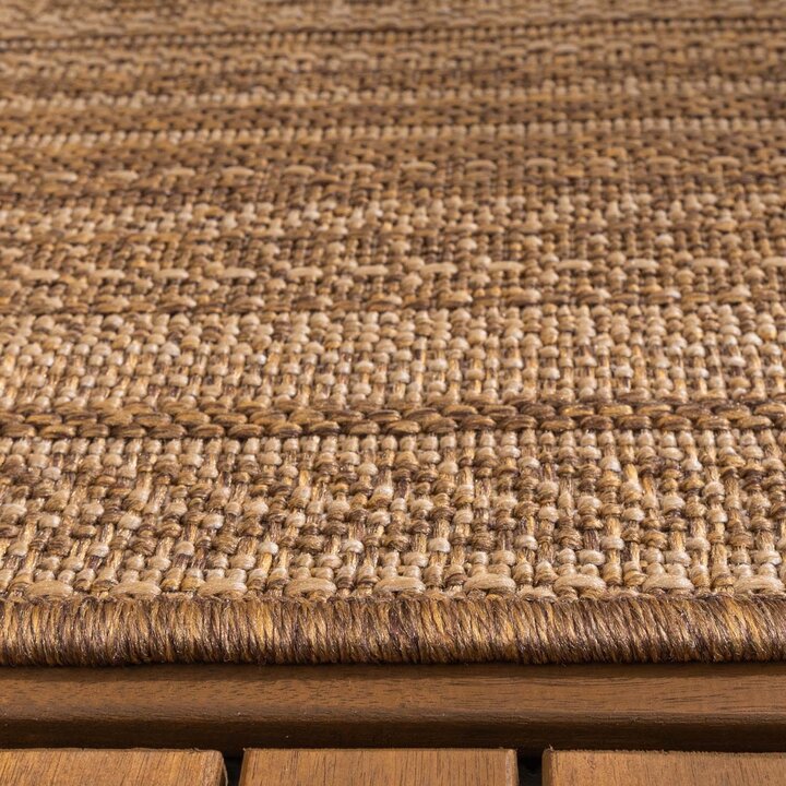 Tapis d'extérieur en jute - Mavi Stripes Crème/Marron - 4