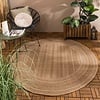 Tapis durable - Mavi Stripes Crème/Marron - thumbnail