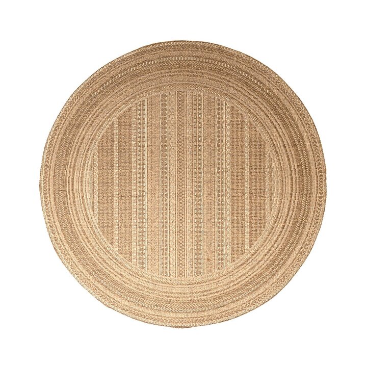 Tapis durable - Mavi Stripes Crème/Marron - 1