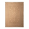 Tapis d'extérieur en jute - Mavi Medaillon Marron/Crème - thumbnail 1